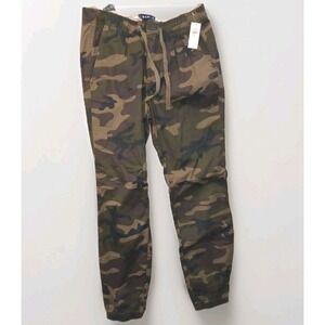 GAP Women's XS Camouflage Jogger Pants Drawstring Casual Outdoor Camo NWT
